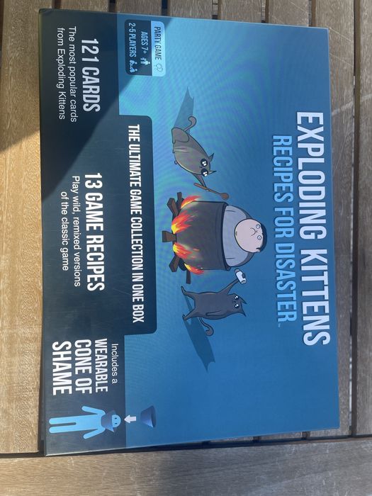 Exploding kittens- recipes for disaster