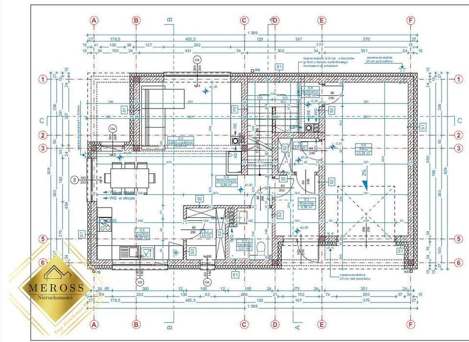 Dom stan surowy otwarty