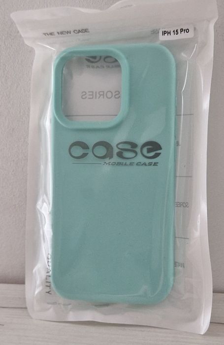 Silicone Lite Case do Iphone 15 Pro miętowy