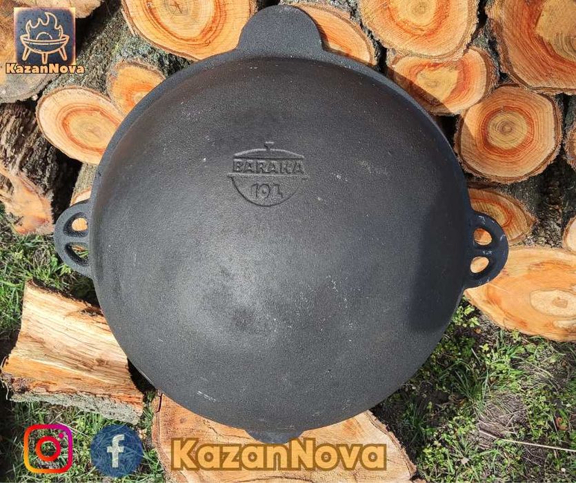 Узбецький чавунний казан Барака Baraka Азиатский чугунный казан