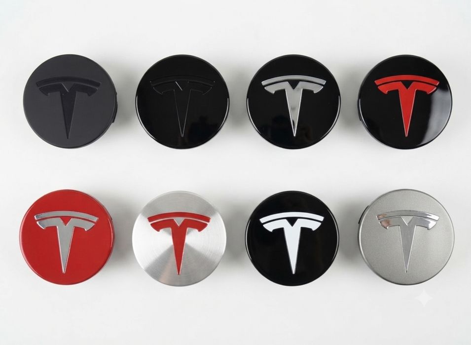 Ковпачки на диски заглушки TESLA тесла 58мм