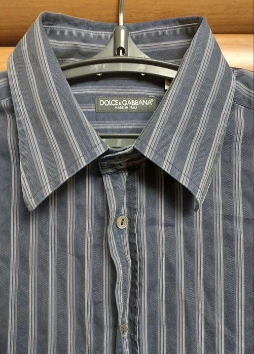 Мужская рубашка Dolce & Gabbana Made in Italy / Рубашка в полоску Dolce Gabbana