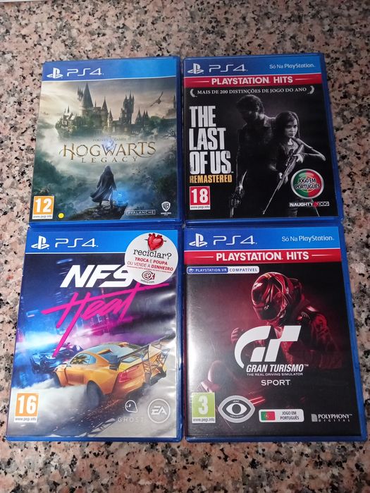 Playstation 4 silm 500G com 7 jogos