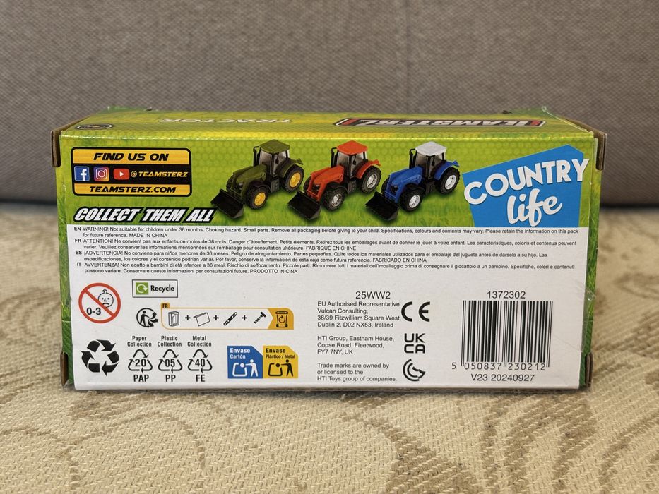 Іграшковий Колекційний Трактор Teamsterz Country Life (Бренд з Великобританії)