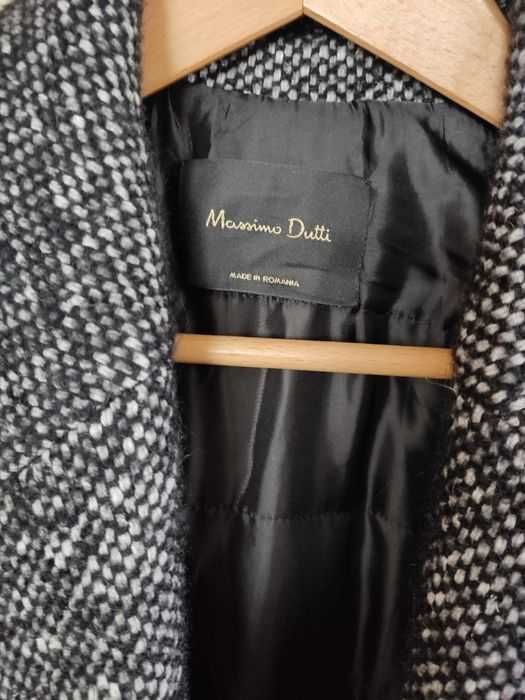 Płaszcz wełniany Massimo Dutti 38