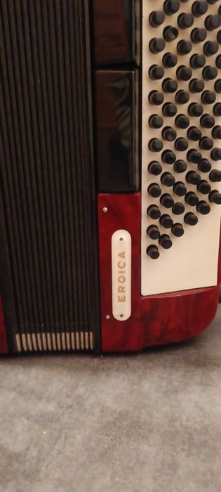 Piękny akordeon guzikowy 120 Firotti Eroica. Okazja.