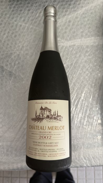 Conjunto de acessórios para vinho em garrafa