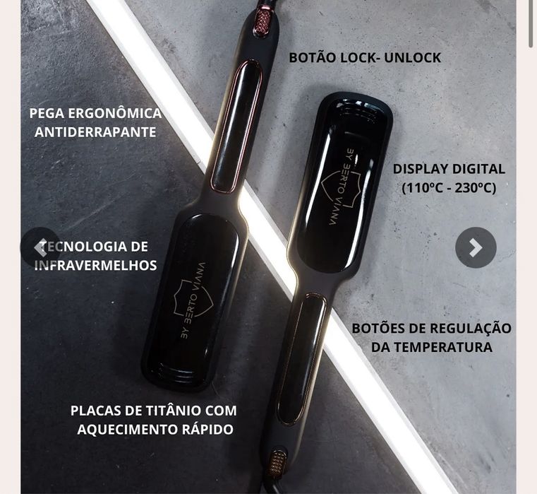 Placa Alisadora Berto Viana