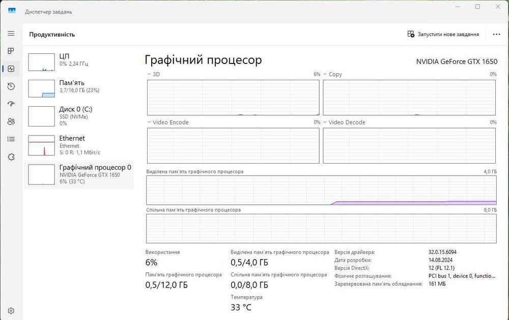 Системний блок Core i7 7700T, GTX 1650, 16 Гб DDR4, 1 Tб NVME SSD
