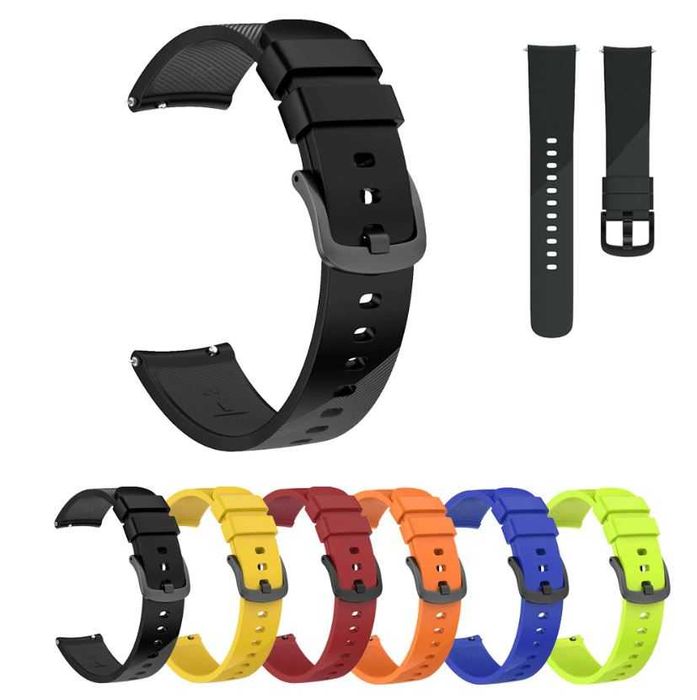 Pasek do smartwatch Samsung, Garmin, Huawei Huami, Xiaomi, 20mm kolory