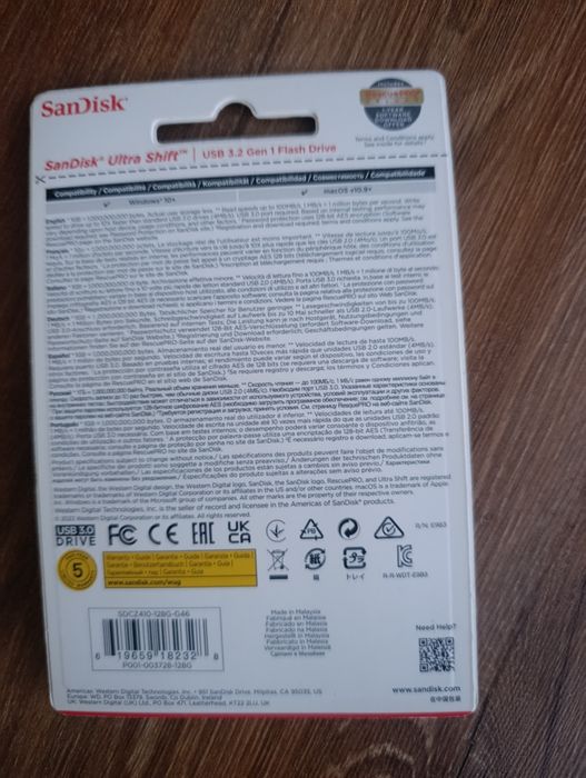 Nowy pendrive SanDisk 128GB