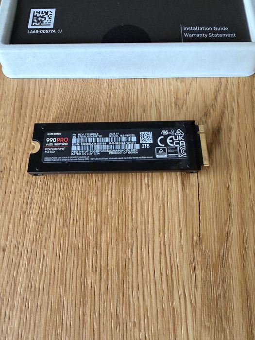 Dysk wewnętrzny 2TB SSD Samsung 990 PRO Heatsink 2TB Playstation Ps 5