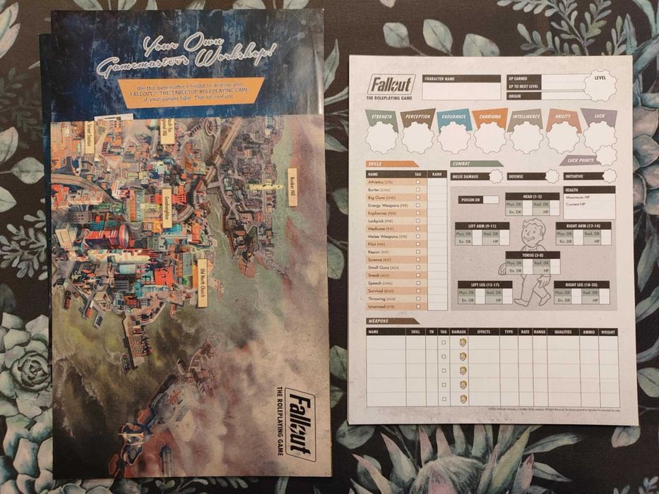 Fallout RPG i Gamemaster's Toolkit wersja angielska