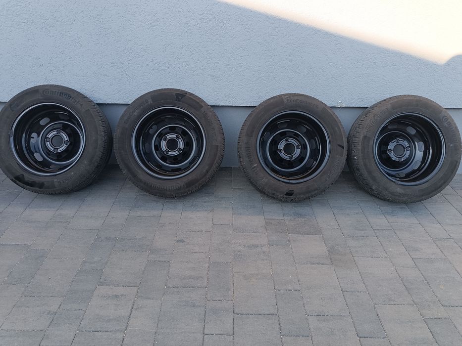 Koła felgi stalowe 4x108 +opony  185/65R15 Continental