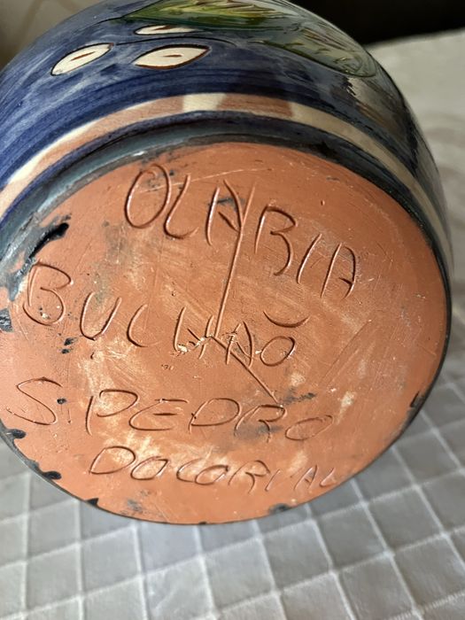 Jarro em barro de 2 l  Sao Pedro Corval