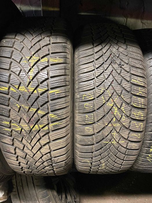 195/55R16 Dwie używane opony zimowe Bridgestone