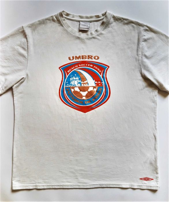 Umbro T-shirt Koszulka Biała Męska 100% Bawełna Bawełniana