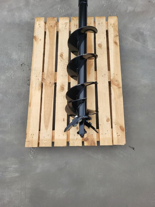 Wiertło glebowe świder 150mm 15cm do napędu glebowego wiertnicy hydraulicznej  spieki z węglika długą hardox hb500 lemiesz