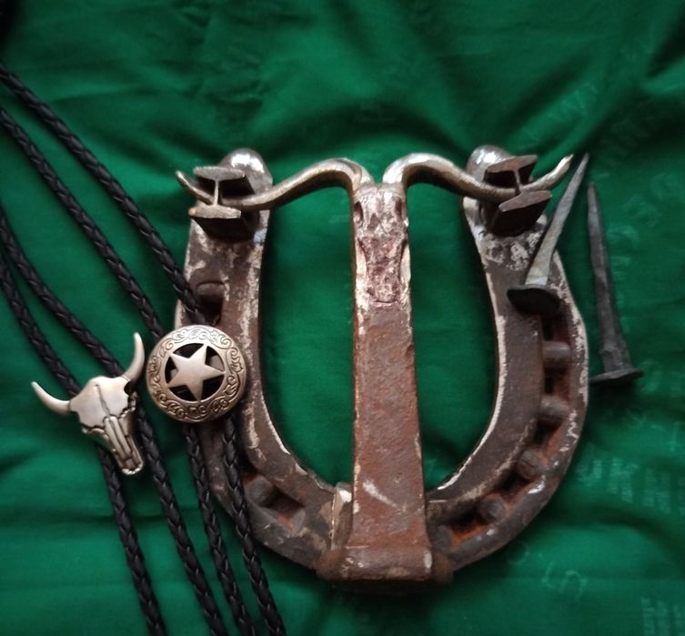 Bull Skull ковбойский галстук  шнурок боло