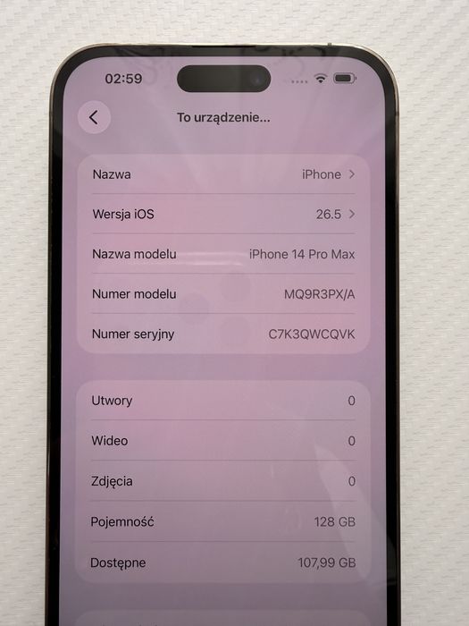 iPhone 14 Pro Max 128 GB Gold + etui + szkła | stan bardzo dobry