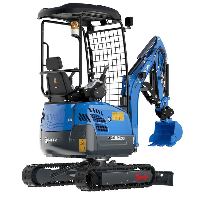 Mini Escavadora Rippa R15 ECO - Nova