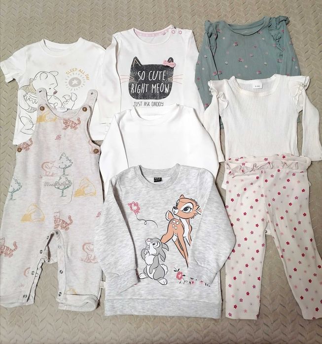 Лот набір одягу на дівчинку 6-9 місяців