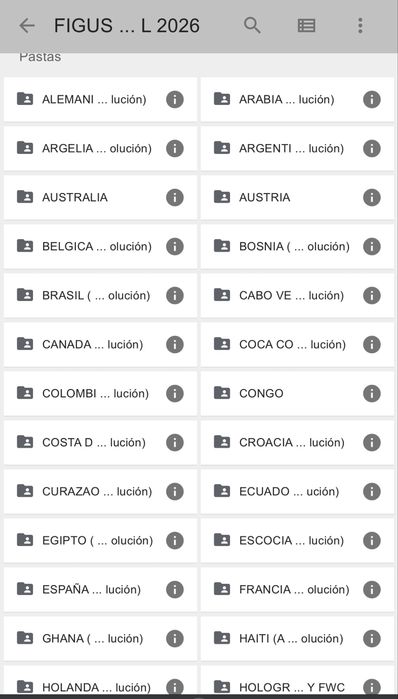 Vendo o Pdf dos cromos