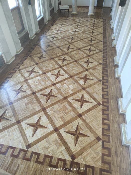 Циклёвка, шлифовка паркета, доски. Снятие краски. Паркетные работы.