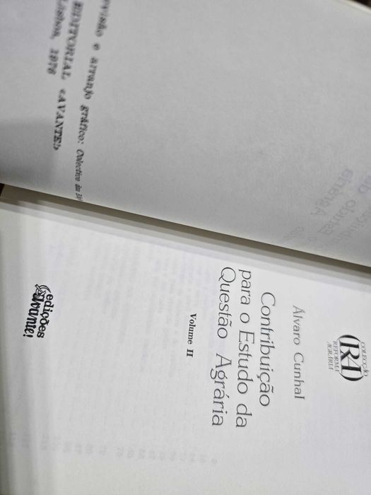 Contribuição para o Estudo da Questão Agrária - Álvaro Cunhal - 2 Vols