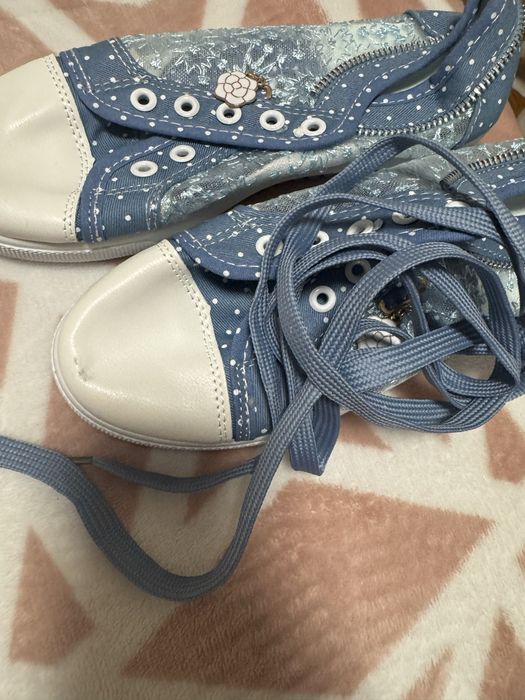 Sapatilhas azuis senhora