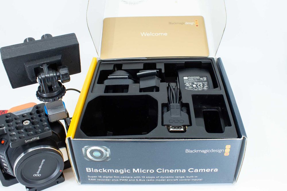 Blackmagic Micro Cinema Camera + Zacuto Z-Finder EVF + CGPRO Remote V2