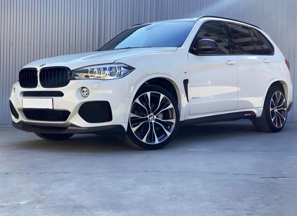 Комплект обвеса губа диффузор M-Perfomance BMW X5 F15 ЧЕРНЫЙ ГЛЯНЕЦ