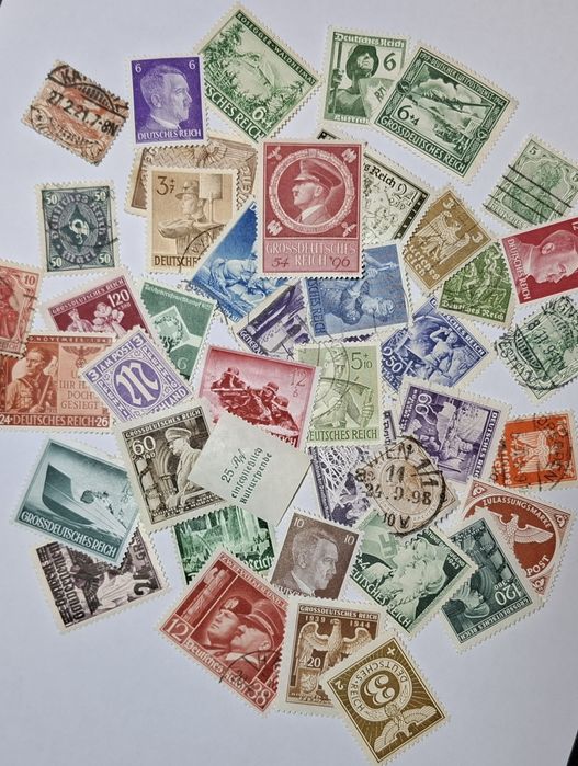 Znaczki Niemcy III Rzesza, 25 szt