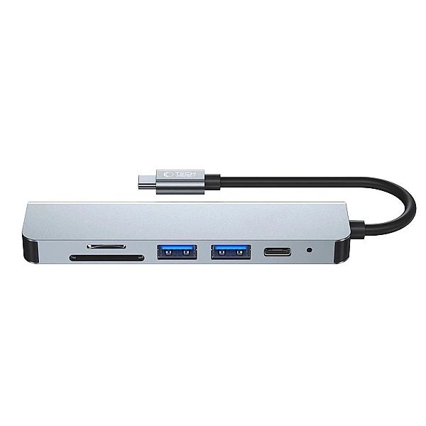 HUB Tech-Protect V4/6w1 USB-C - USB-A 3.0 / USB-A 2.0 / USB-C / HDMI /