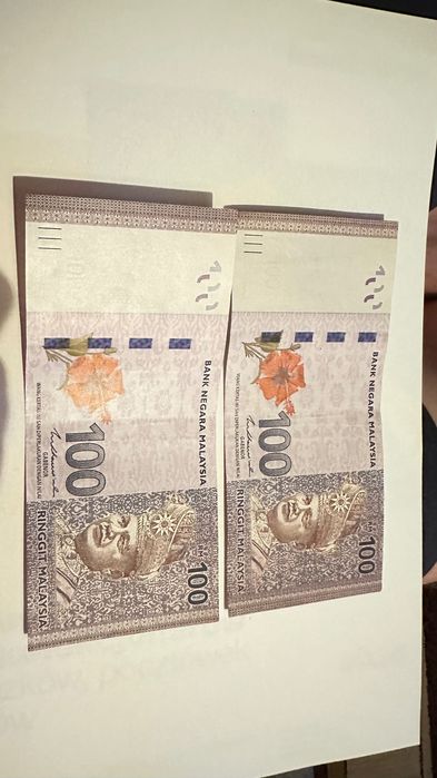 Malezja Ringgit 2 x 100 Ringgitów kolekcje