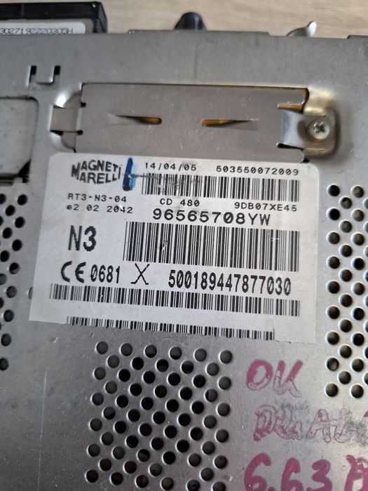 Peugeot 407 Radio Nawigacja