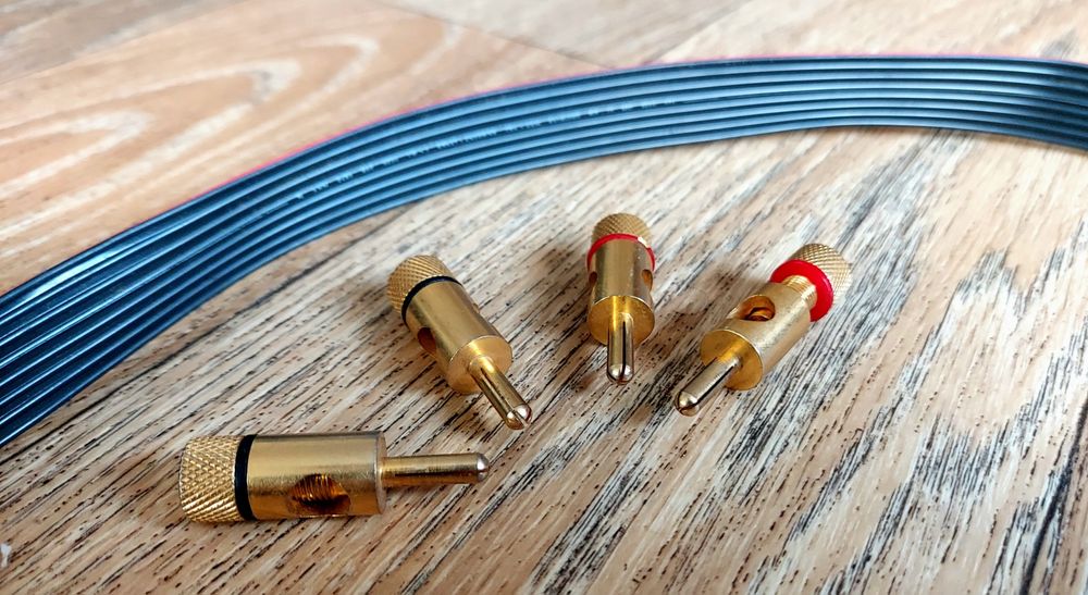Zoller HiFi Design Mamba Black płaskie kable głośnikowe 2 x 5 metrów