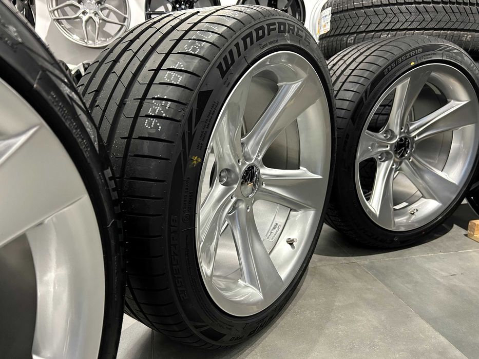 Koła letnie 18 5x120 BMW E60 E61 Styling 128 przód tył 8.5" 9.5"
