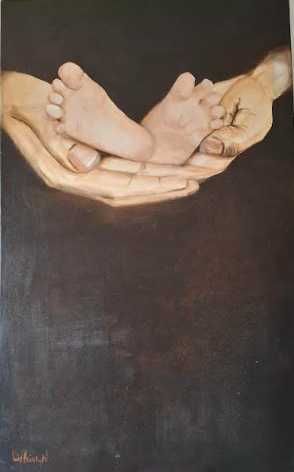 Quadro (óleo s/ tela) de artista plástico brasileiro Luís Vieira