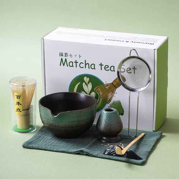 Набір посуду для Матчі, баночка для матчі нацумє