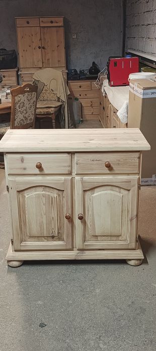 Komoda grube lite drewno sosnowe