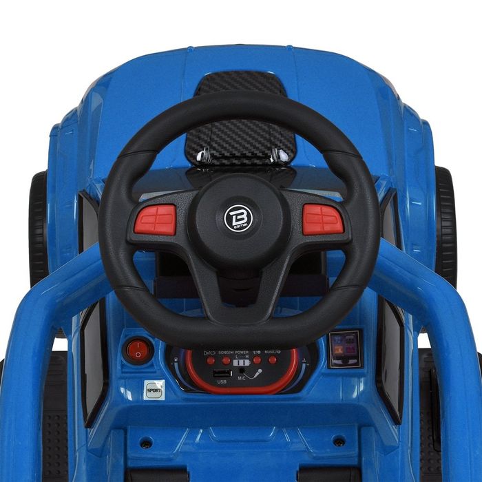 Дитячий толокар машинка M 5900EL  з батьківською ручкою, 3 кол