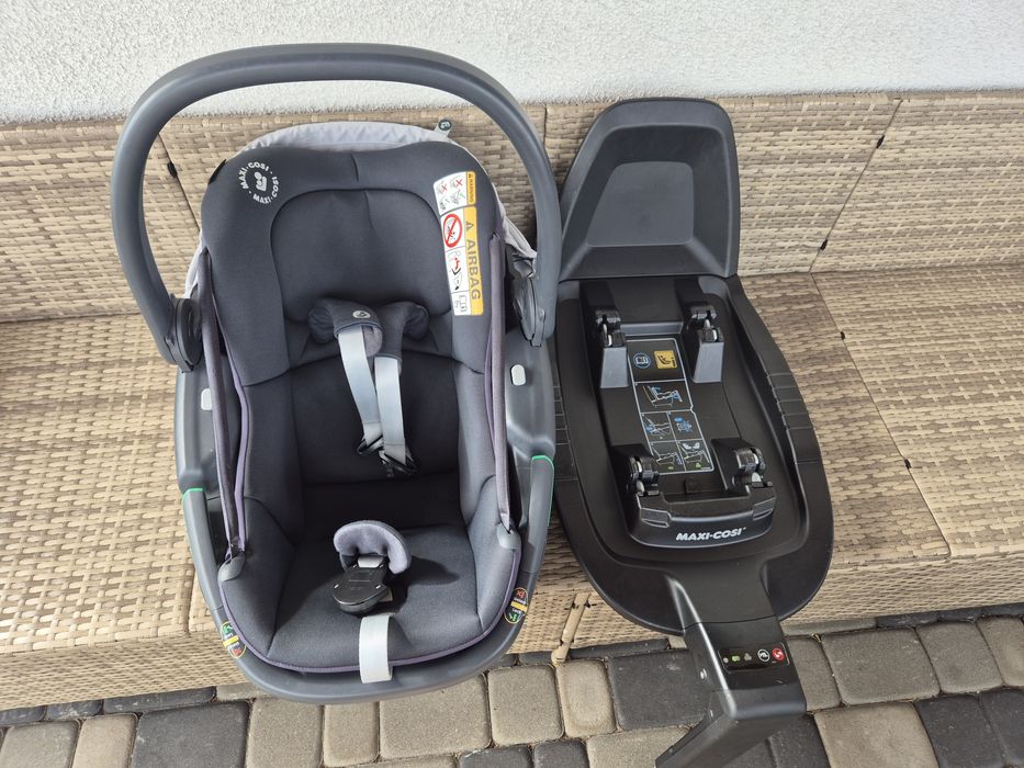 Fotelik Maxi Cosi Coral + baza Maxi Cosi Family Fix 3