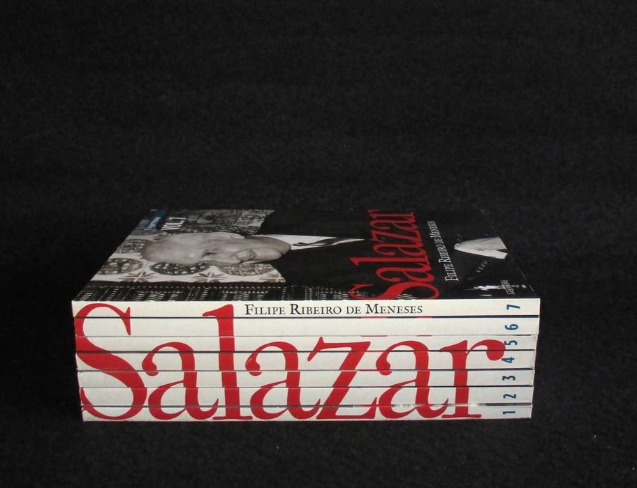 Livros Salazar Filipe Ribeiro de Meneses Expresso 7 volumes completo