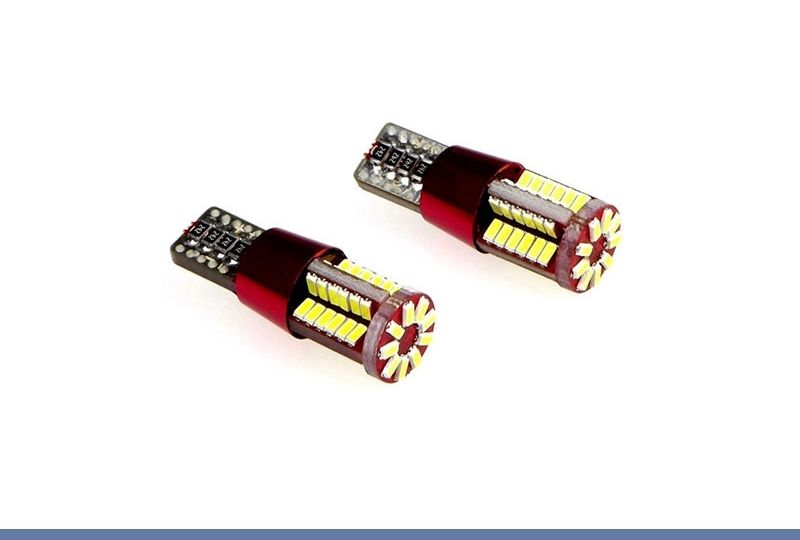 PAREXA DE LÂMPADAS LED T10 1.5W 57SMD CAN BUS