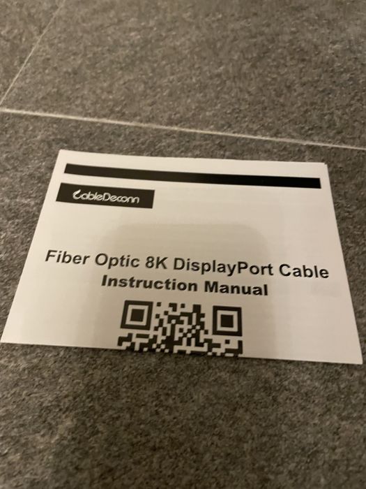 Cabo fibra 8k (NOVO) 15 metros64284428856449121