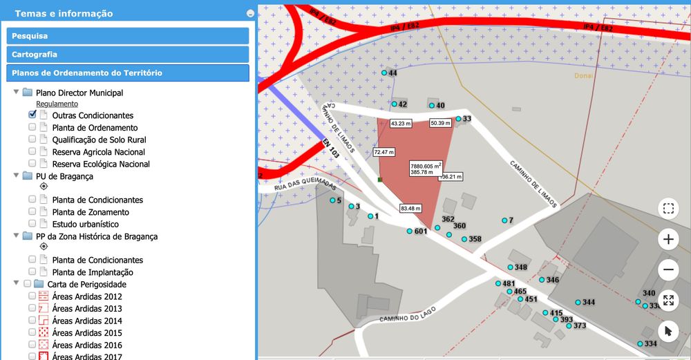 Terreno para construção com 7.800m2 em Bragança
