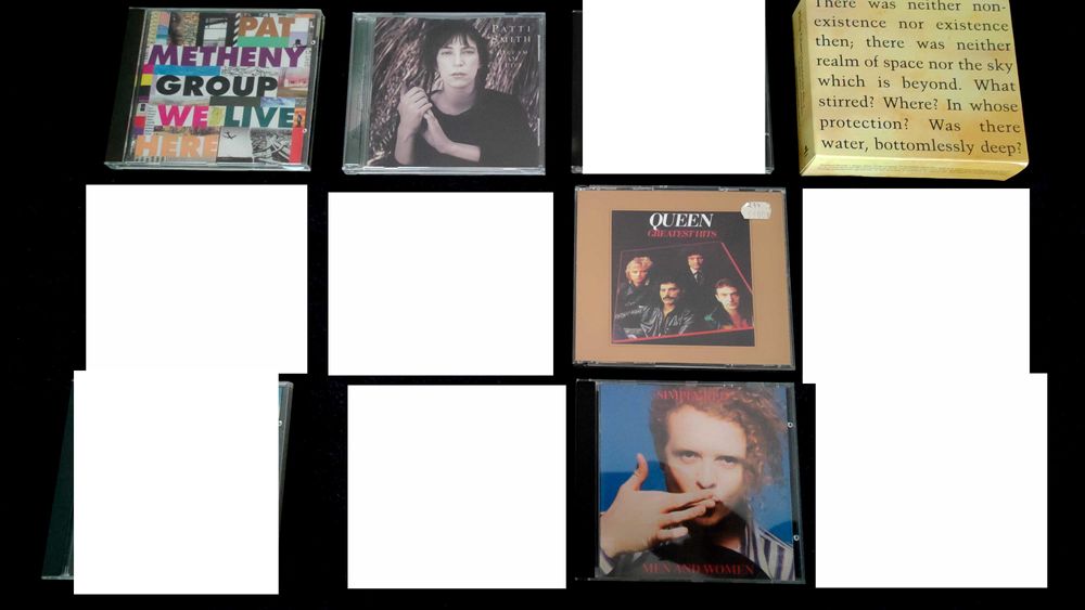 CDs originais de música em ótima condição