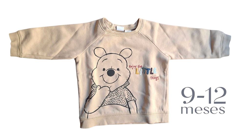 Conjunto Camisola + Calças Winnie the Pooh H&M 9-12 meses