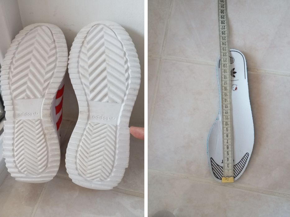 Стильні кросівки бренду Adidas Hello Kitty Retropy Running Made in Indonesia  UK  2,5  EUR  35